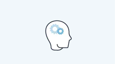 Outline of head with mechanical wheels