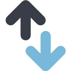 up down arrows